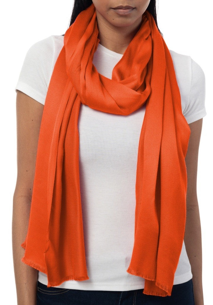 I.N.C. International Concepts INC Satin Pashmina Wrap, Coral