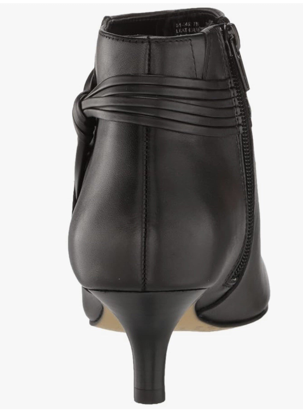 Bella Vita Women's Jani Ankle Booties Black Leather 9 1/2 WW