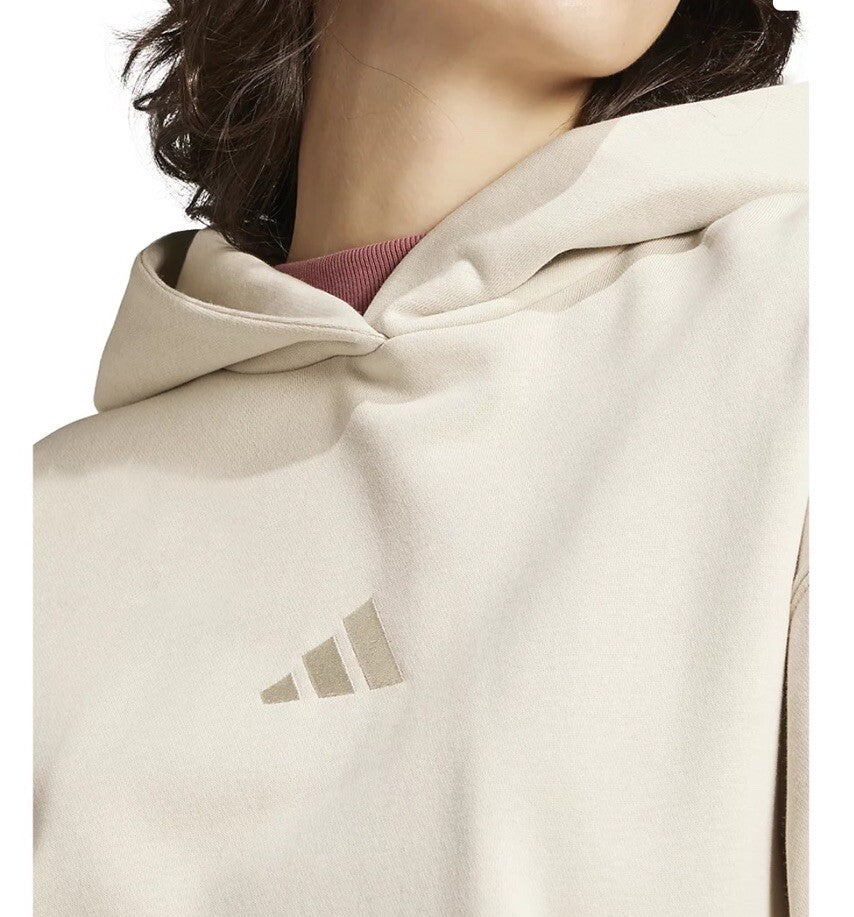 Adidas Women's All Szn Boyfriend Fleece Hoodie, Alumina, M