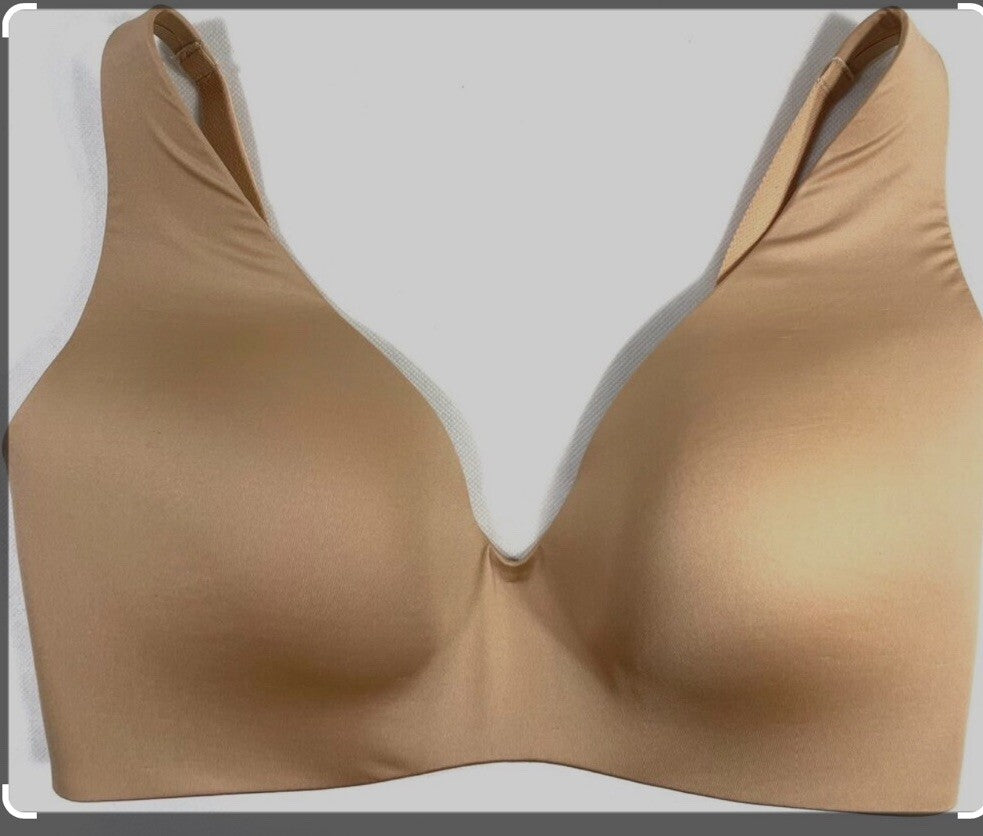 NWT GapBody Women's 34D Everyday Essentials Wireless T-Shirt Bra GPW00355 Beige