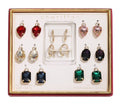 Unwritten Multi-Color Glass Mix and Match Hoop Earring Set