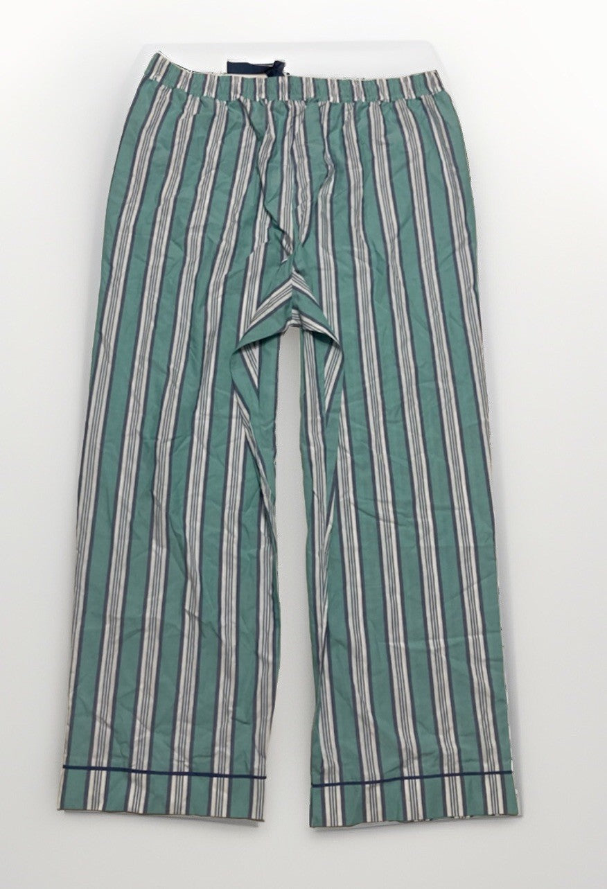 State of Day Women's Printed Poplin Pajama Pants XXL. Nile Blue