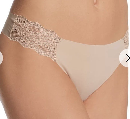 b.tempt'd by Wacoal B. Bare Thong Underwear 976267 Natural XL/8