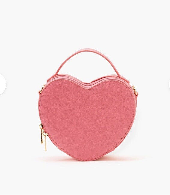 Like Dreams Love Heart Crossbody Bag Pink