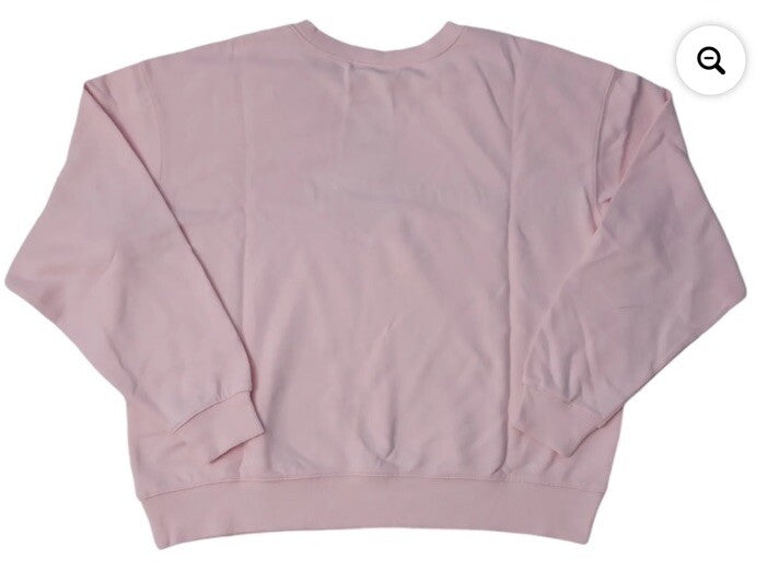 Wild Fox Ladies Lightweight Long Sleeve Crew Neck Graphic Pullover Sweatshirt