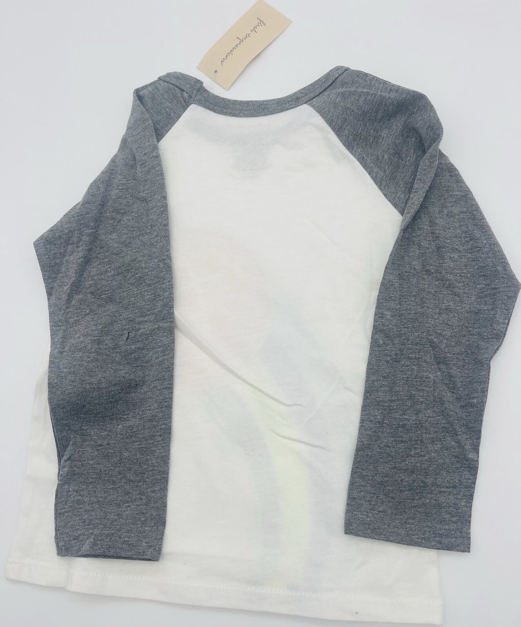 First Impressions Basketball Print Raglan Sleeve T-Shirt Size 2T