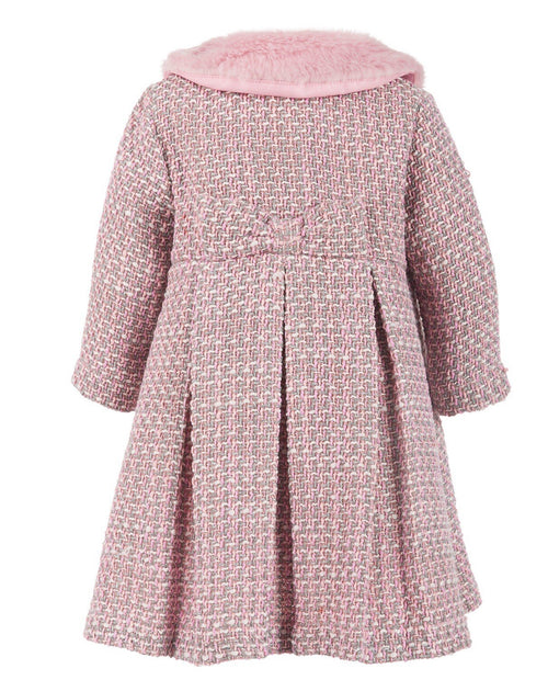 Blueberi Boulevard Baby Girls 2-Pc. Tweed Coat & Dress Set 18Months