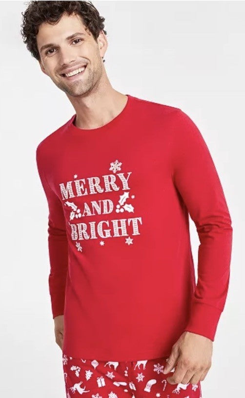 Family Pajamas Matching Men's Mix It Merry & Bright Pajamas Set Merry XL