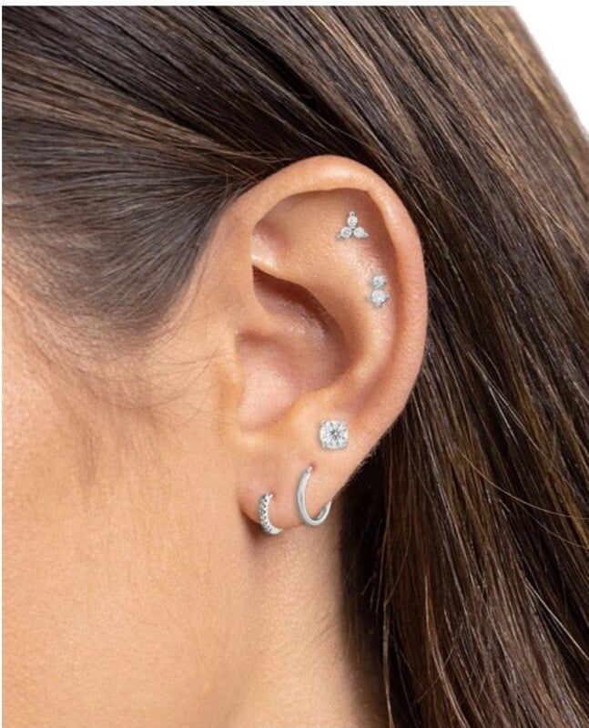 Giani Bernini Cubic Zirconia Earrings 5 Pairs 