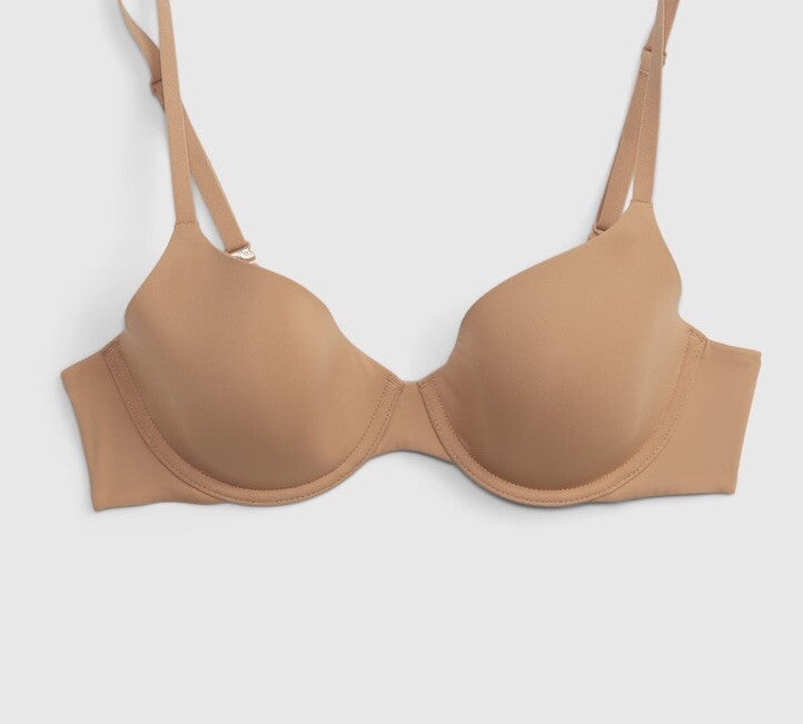 GapBody Everyday T-shirt Bra 34D Brush Beige