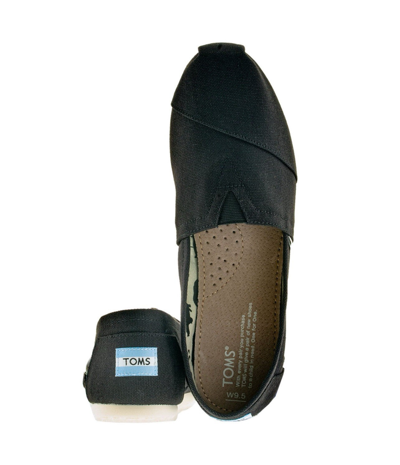 TOMS Women's Classic CanvasShoe Size 7.5 Black