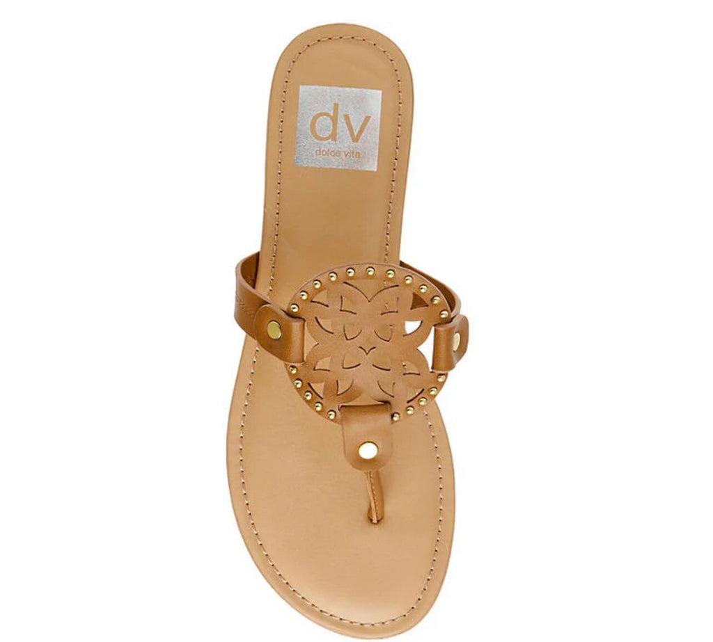 DV Dolce Vita Ladies Comfortable Stylish Gionna Everyday Flat Sandal Size 9 W
