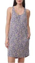 Splendid Women's Sleeveless Racerback Tank Nightgown M Floral 