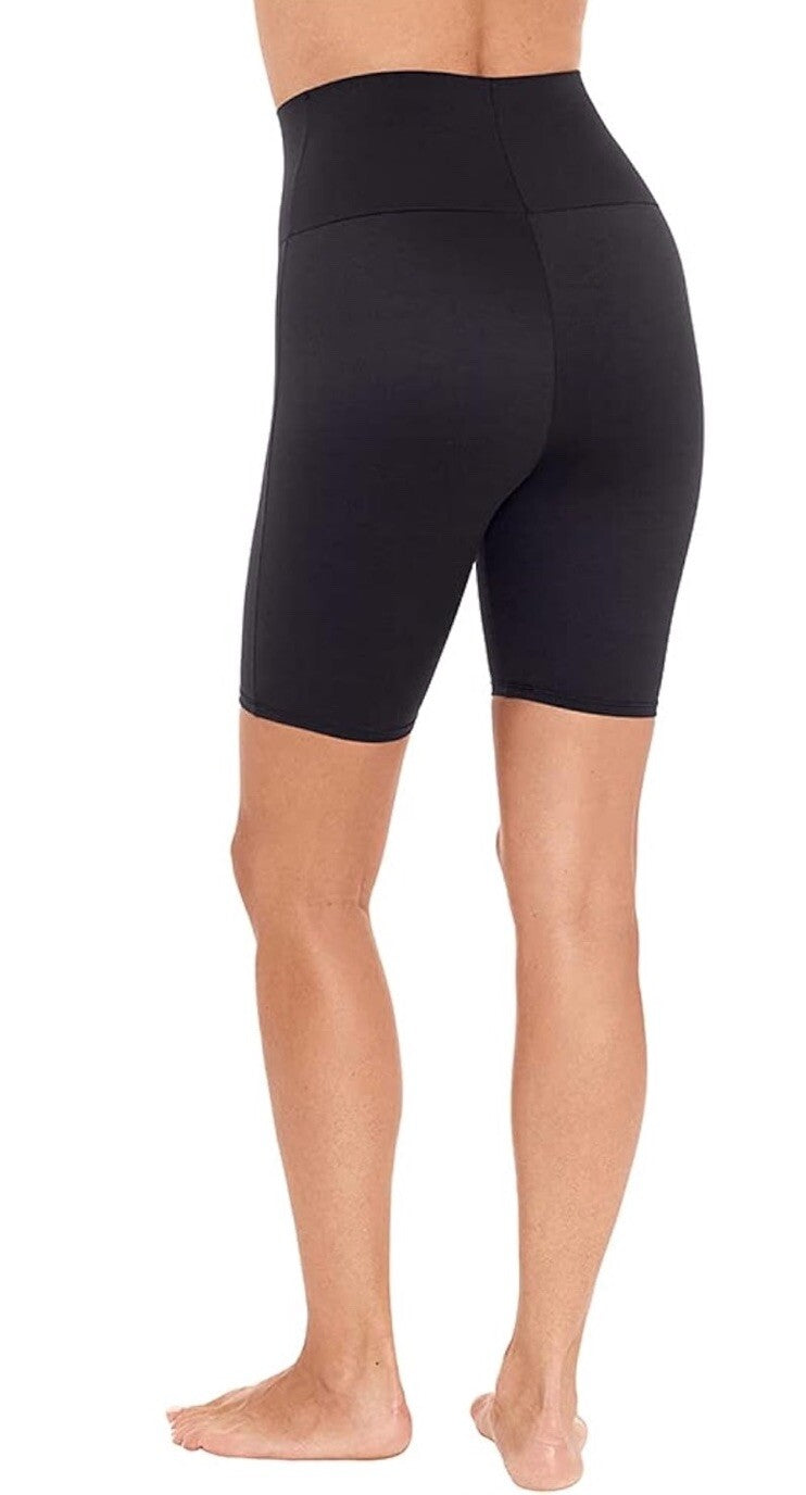 Miraclesuit Tummy Control Shaping Bike Shorts Deep Black S - 2366 Small