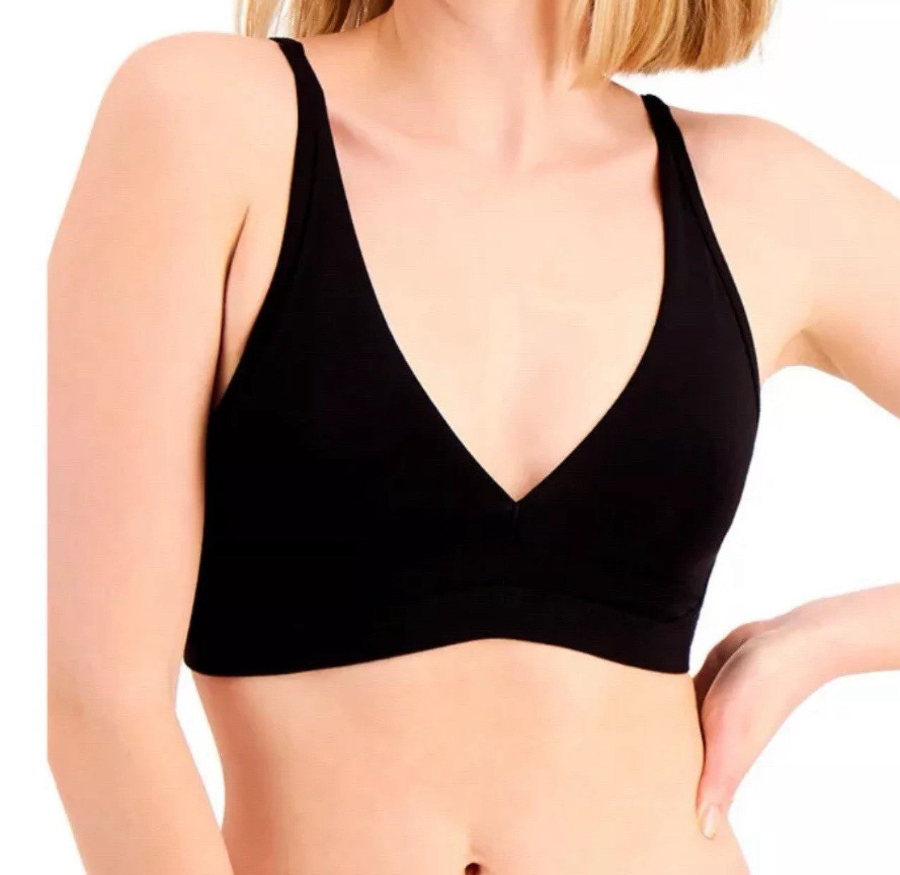 Alfani Ultra Soft Mix-and-Match Bralette Black Small