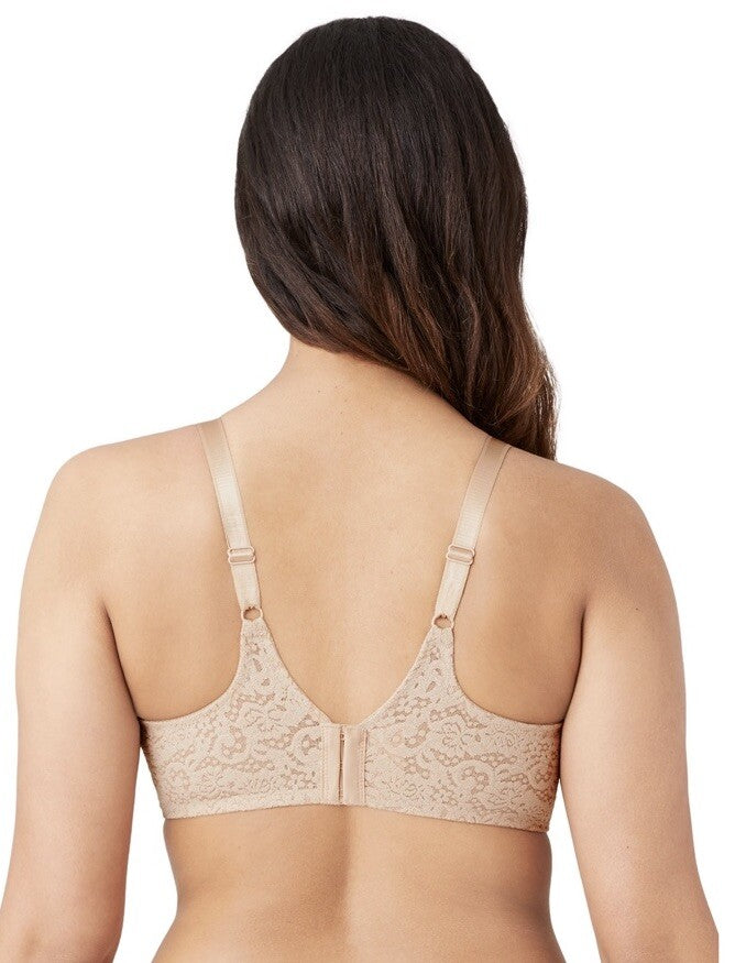 Wacoal 65547 Halo Lace Full Figure Underwire Bra Black 36C