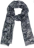 NWT Patricia Nash Bark Leaves Scarf