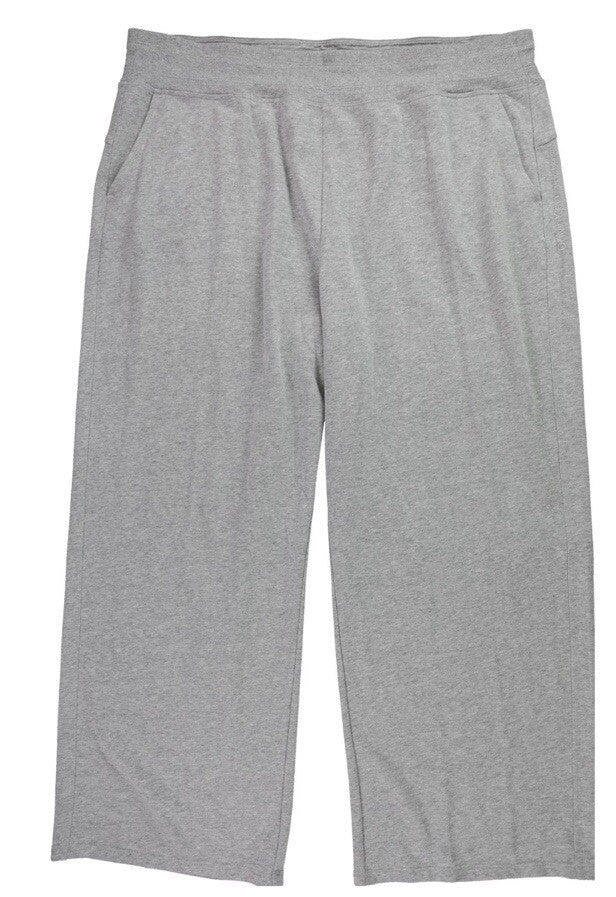 Calvin Klein Performance Womens Wide Leg Sweatpants Athletic Plus 2X Grey