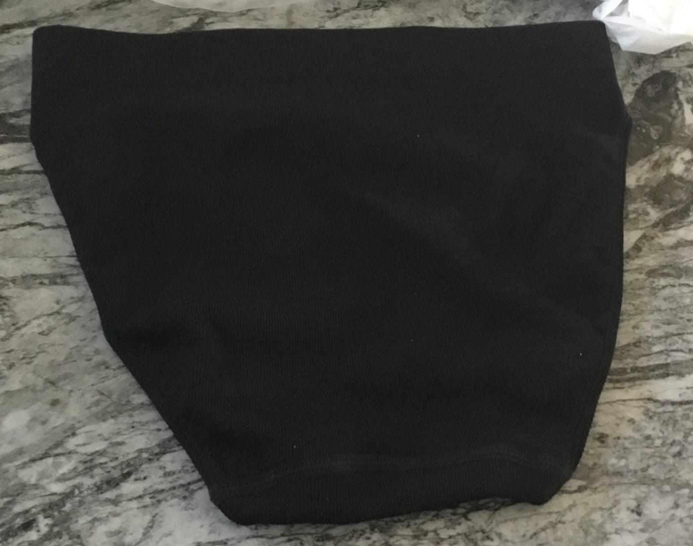 Jenni Women's Hi-Cut Seamless Bikini Underwear Deep Black M