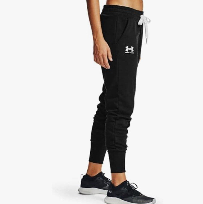 Under Armour Women's Rival Fleece Universal Pants 1356416001 Black