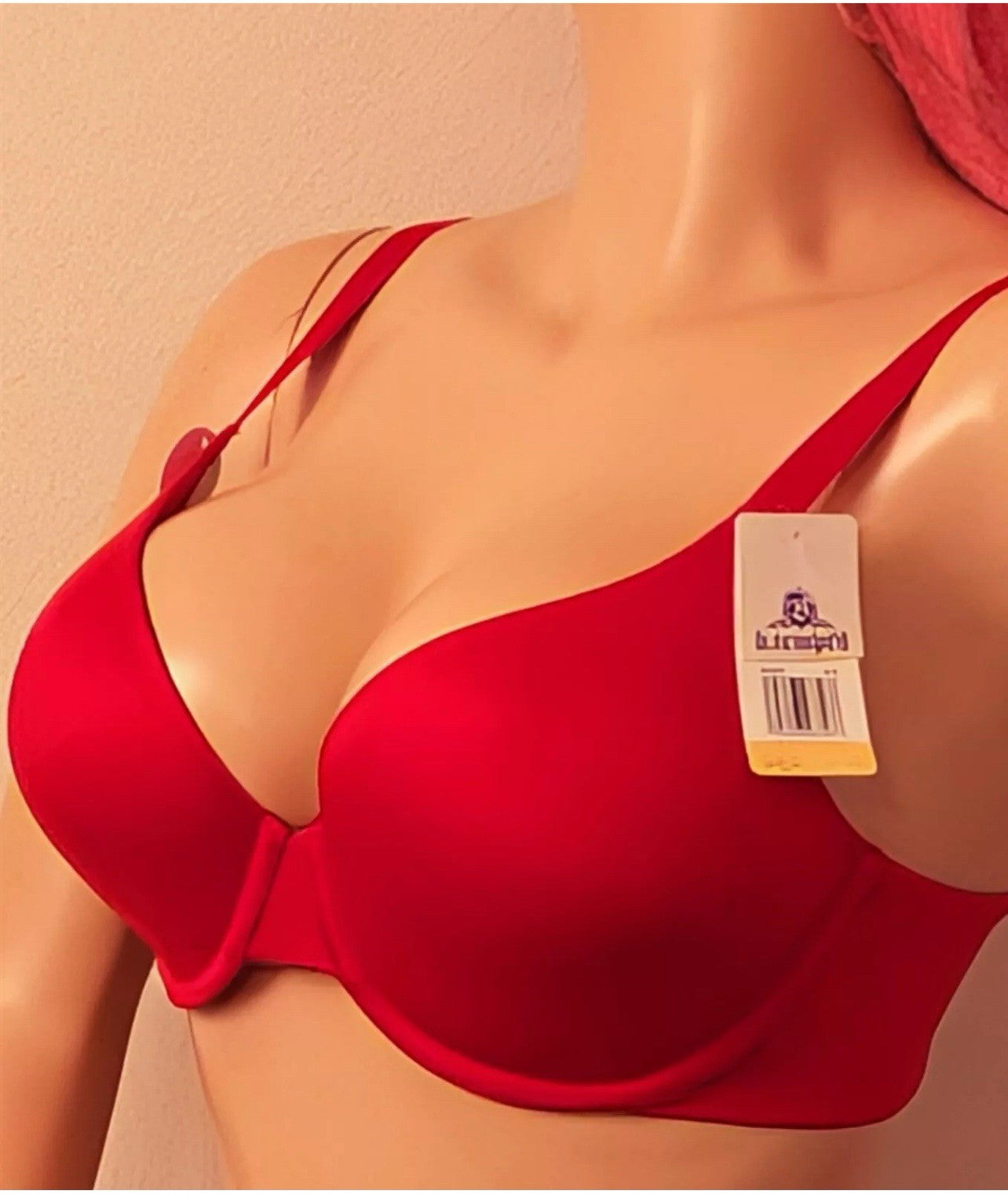b.tempt'd by Wacoal Red Ultra Soft Underwire Bra Size 34 D