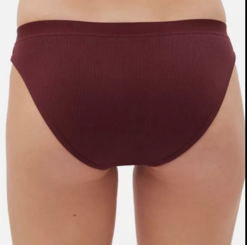 GAP Womens Logo Comfort Bikini Panty Windsor Wine L