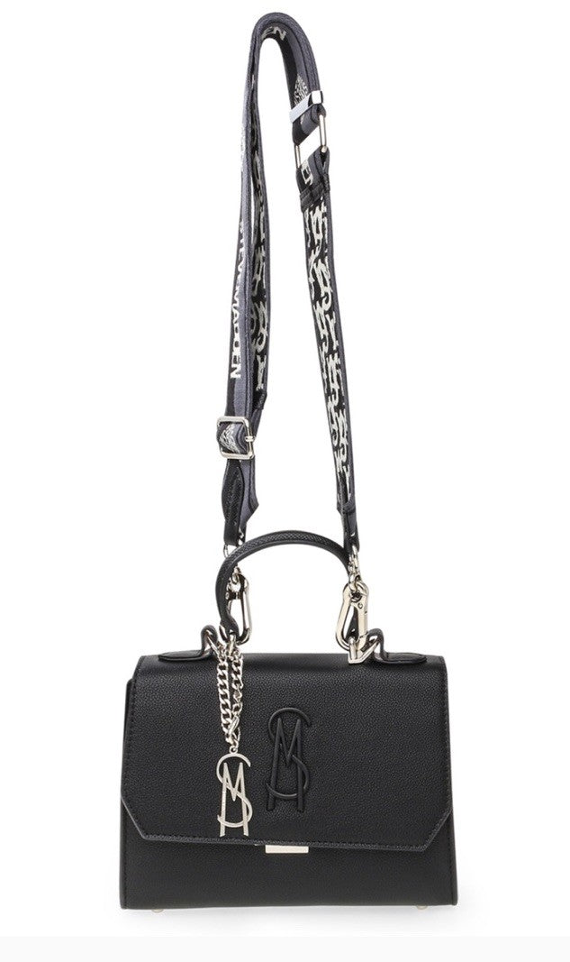 Steve Madden Lattuca Logo Plaque Small Top Handle Crossbody Bag