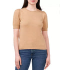Vince Camuto Women's Lightweight Pearl Button Closure Short Sleeve Sweater L