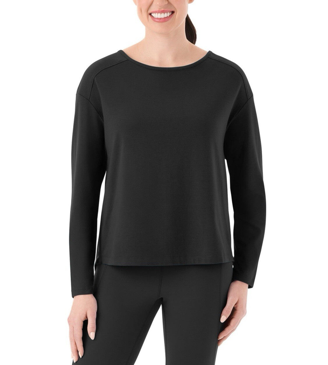 NWT Member's Mark Women's Long Sleeve Active Tee Size M