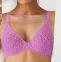 Halo Lace Convertible Underwire Bra Wacoal 38DDD Lilac 