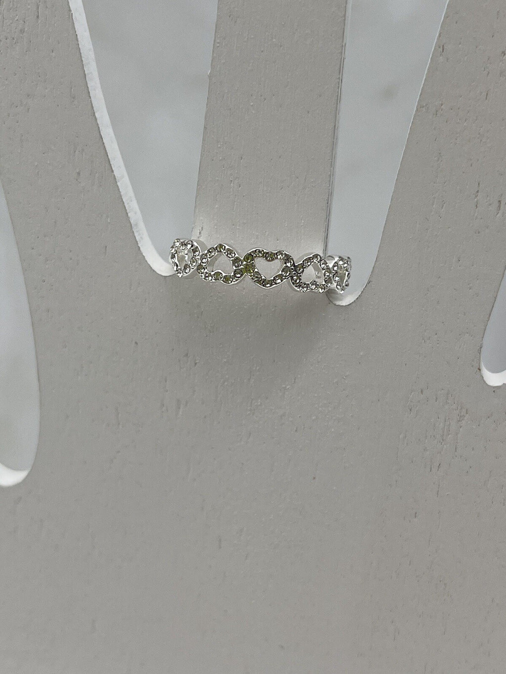 Silver Heart Ring Size 10 Charter Club