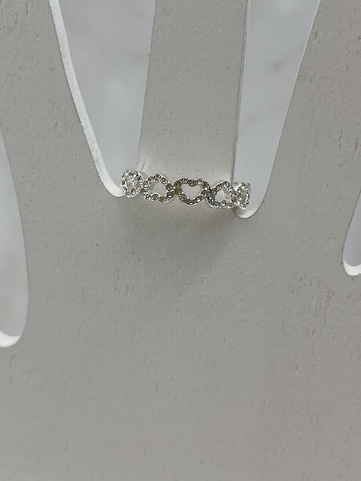 Silver Heart Ring Size 10 Charter Club
