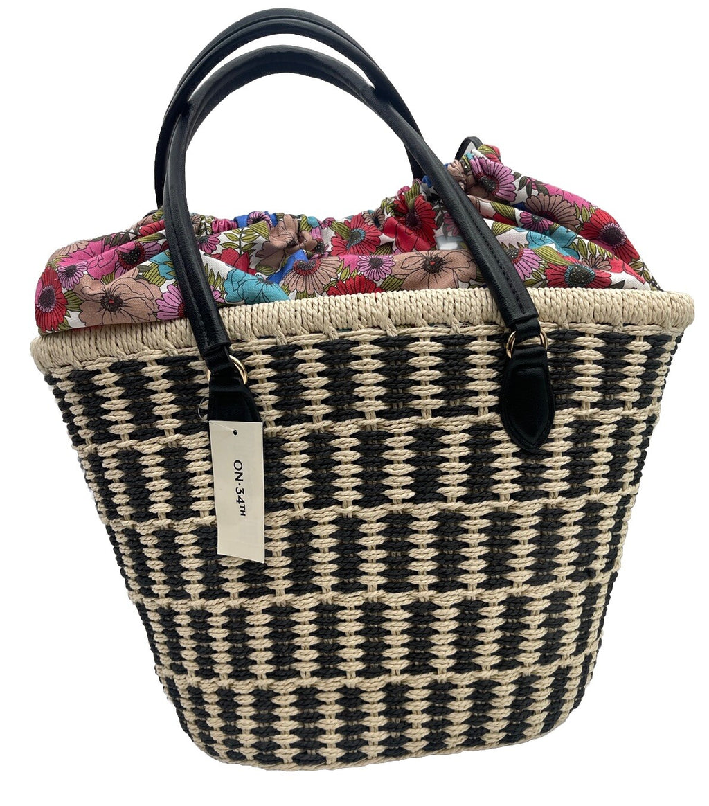 On 34th Isabella Straw Tote Bag Created For Macys