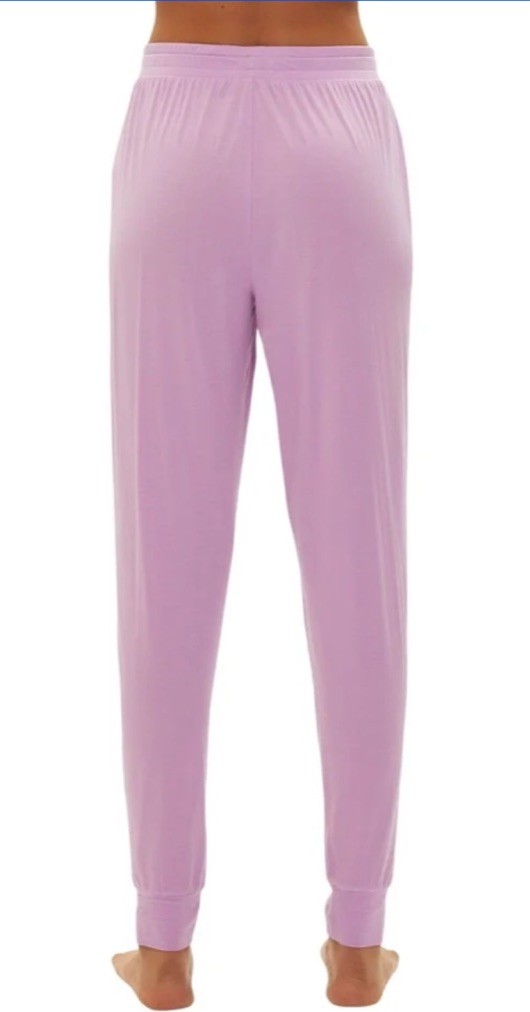 Gap Body Women's Drawstring-Waist Jogger Pajama Pants Purple Orchid XL