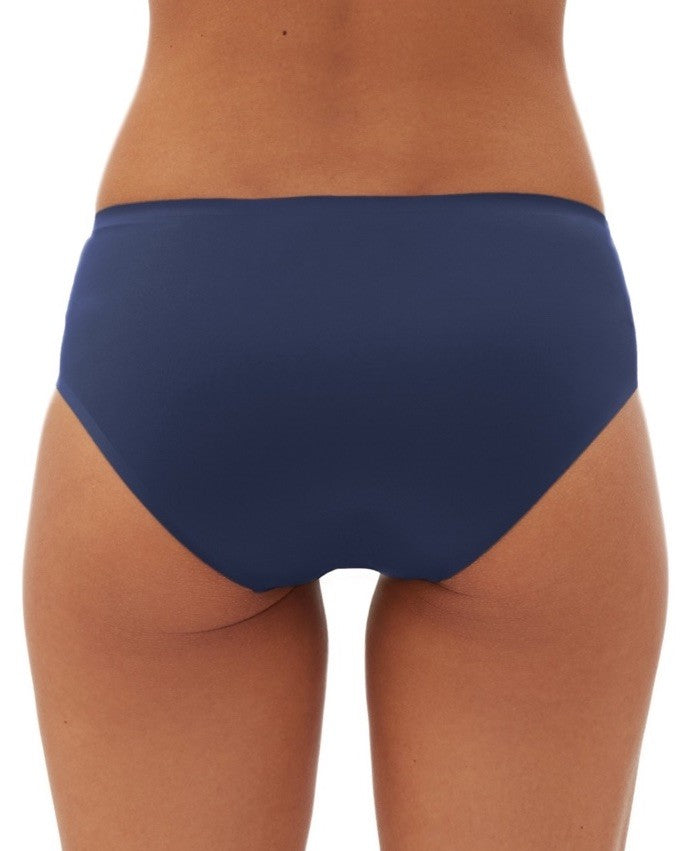 GapBody Women's Everyday Essentials Laser Bonded Hipster L Navy