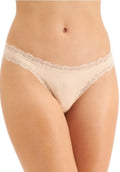 Jenni Lace-Trim Thong 100110139 Color Chai Size S