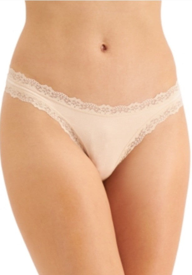 Jenni Lace-Trim Thong 100110139 Color Chai Size S