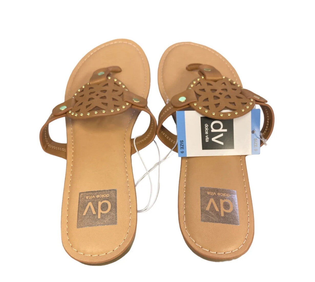DV Dolce Vita Ladies Comfortable Stylish Gionna Everyday Flat Sandal Size 8 W