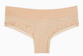 Calvin Klein Striped-Waist Hipster Underwear QD3672 Bare Color L