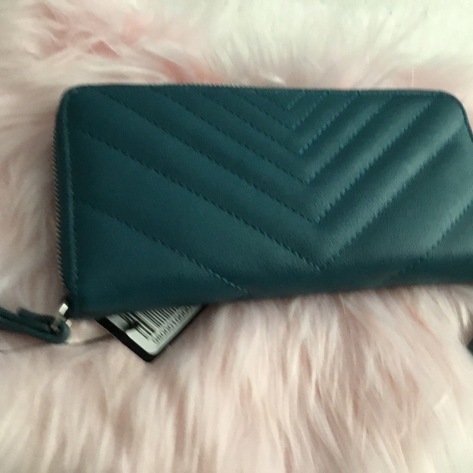 I.N.C. International Concepts Hazell Zip Around Wristlet Gulf Coast 