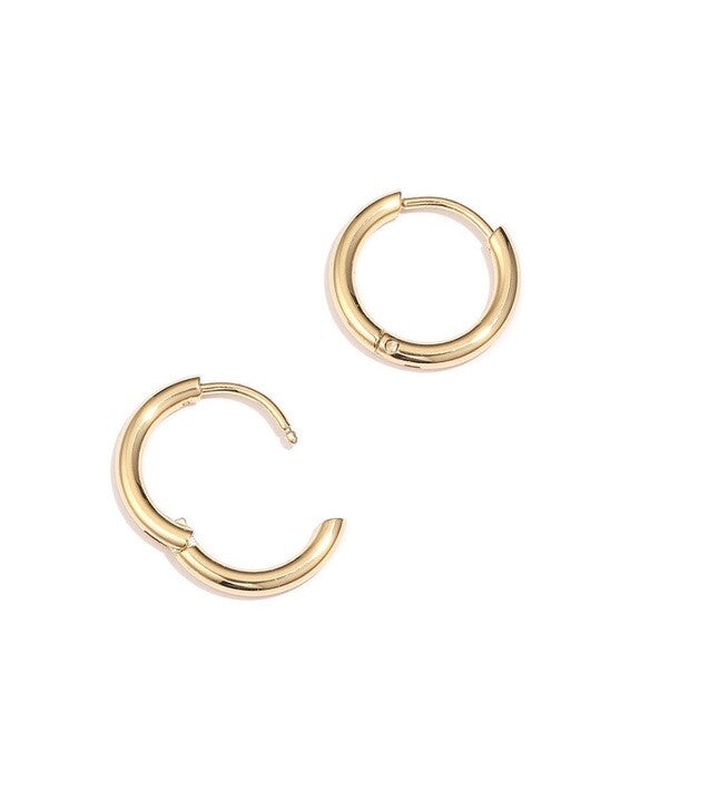 Unwritten Multi-Color Glass Mix and Match Hoop Earring Set