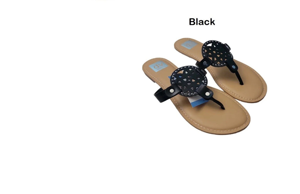 DV Dolce Vita Ladies Comfortable Stylish Gionna Everyday Flat Sandal Size 10