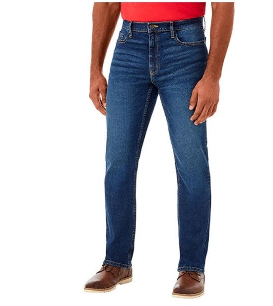 Member's Mark Men's Straight Fit Premium Stretch Denim Jeans, 5 Pocket