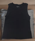 Hippie Rose Juniors Ribbed Crop Tank Top Black XS