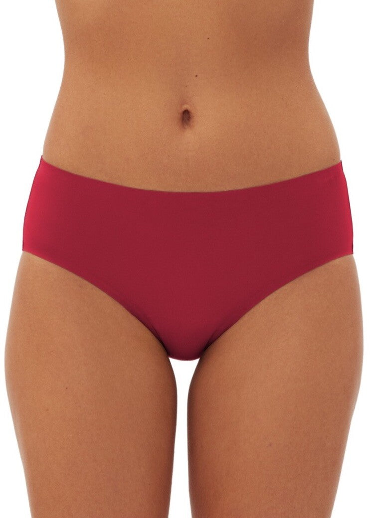 GAP GapBody Women's Everyday Essentials Laser Bonded Hipster Underwear Red M