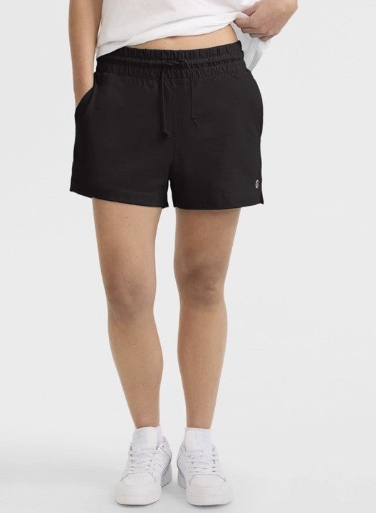 Champion Womens Midweight T-Shirt Short Black XL