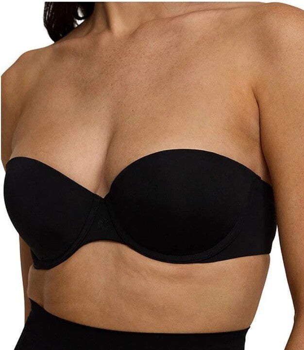 Lauren Ralph Lauren Luxe Smoothing Convertible Strapless Bra 4L0056 - Black  38C