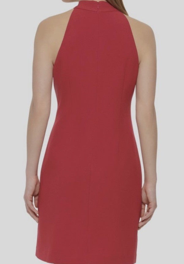 Vince Camuto Bow-Neck Halter Dress Size 16
