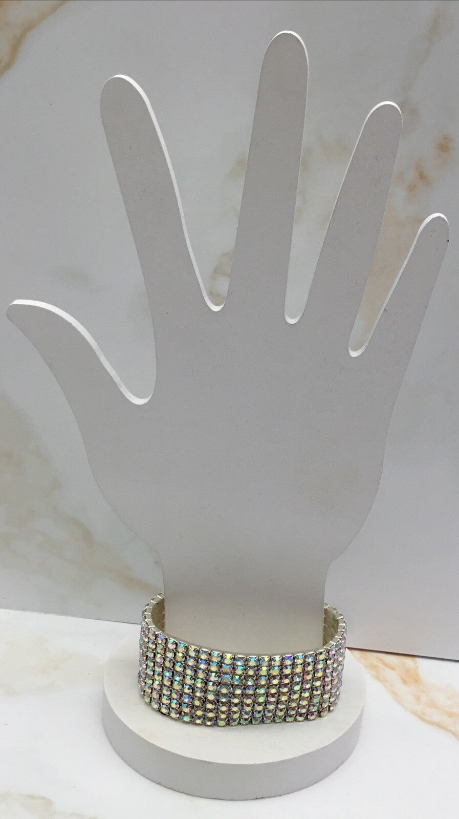 INC International Concepts 7" Crystal Pave Stretch Bracelet  $49