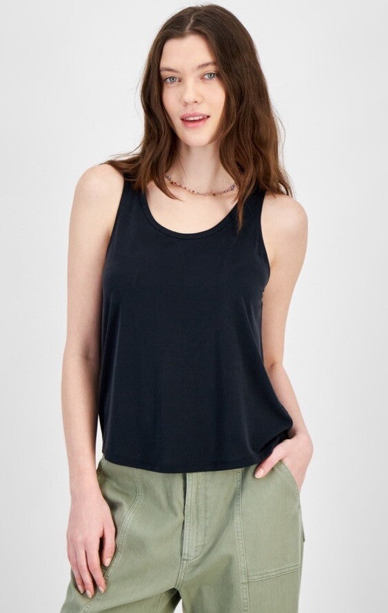 Hippie Rose Junior's Super Soft Scoop-Neck Tank - Black XS